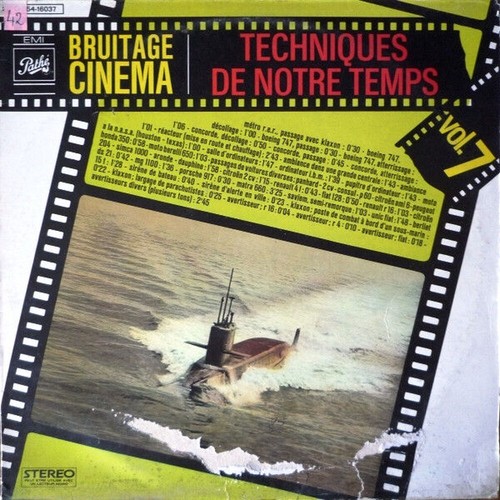Bruitage cinéma vol - vol.,