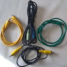 Lot de 4 cables Audio/Video (3 RCA + 1 Jack  3.5 mm)