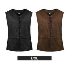 Men Renaissance Vest Retro Retro Renaissance Costume pour Halloween