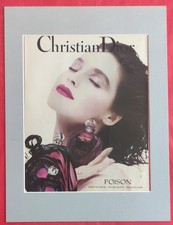 Publicité de presse: Parfums Eau de Cologne POISON de Christian DIOR 1991