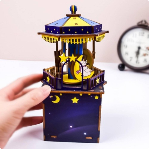 Carrousel bois boîte - bois,,
