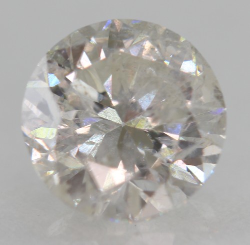Diamant naturel taillé - naturel, rond