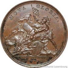 R9176 Rare Medal Spain Louis XIV Prise Ledira Catalogna 1707 UNC -> Make offer