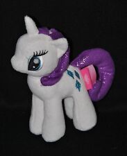 Peluche Doudou Licorne Blanc My Little Pony FAMOSA Violet Mauve 17 Cm TTBE