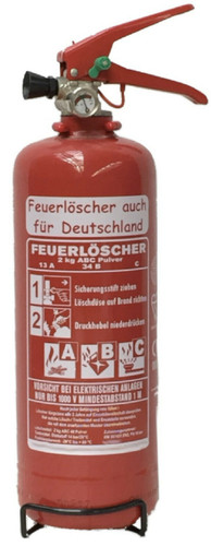 2kg abc poudre - 2kg, extincteur