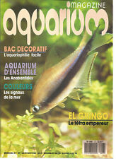 AQUARIUM MAGAZINE N°27 TETRA EMPEREUR / PAON D'AFRIQUE / NOURRIR LES DISCUS