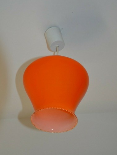 Suspension ancienne opaline - ancienne,