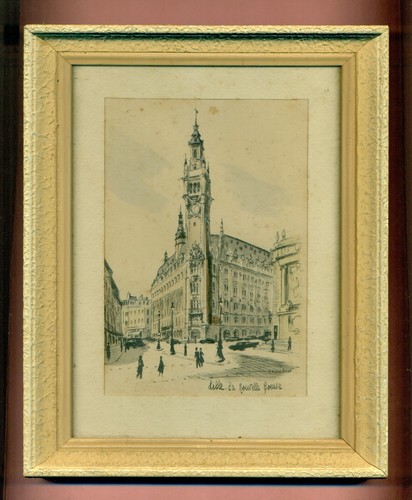 Lithographie signee senelar - signee,
