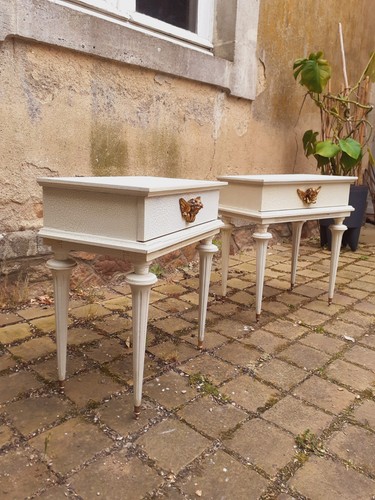 Paire chevet vintage - paire, de