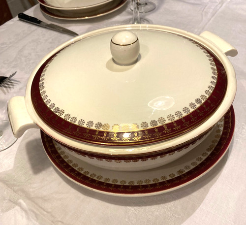 Soupière ronde plat - +,