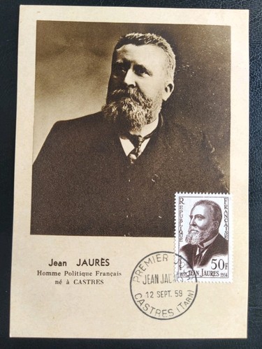 Carte premier jour timbre jean - premier,
