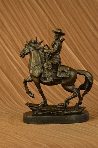 Cowboy cheval western bronze - cowboy,