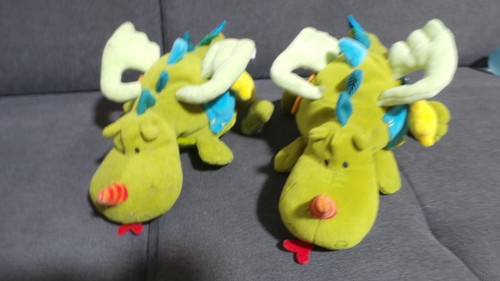 Lot doudou peluche dragon - lot,