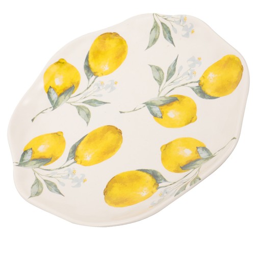 Assiettes motif fruits - assiettes, de
