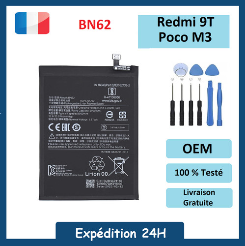 Batterie xiaomi redmi - batterie, 9t