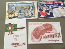 lot  4 anciens buvards