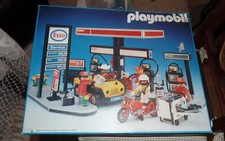 Playmobil 3434 – Esso Gaz Station -Vintage- Station à essence Esso / 3439