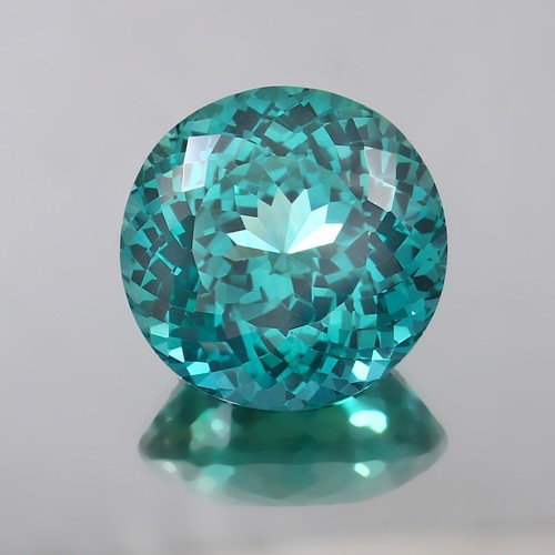 Saphir parti bleu vert - saphir, de