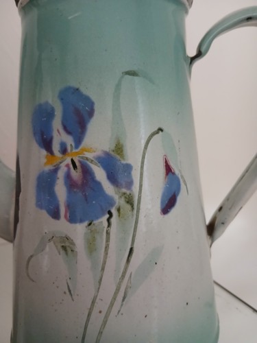 Cafetiere émaillée ancienne - ,