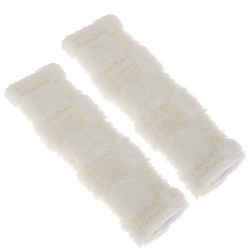 Protège blanc peluche - protège-, en