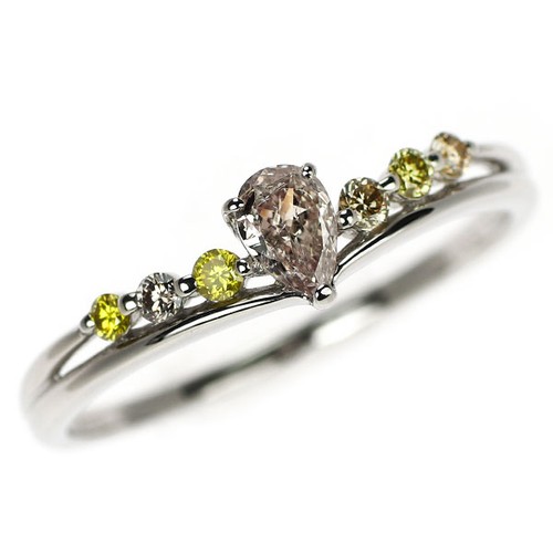 Bague diamant forme de - forme,