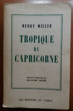 C1 USA Henry MILLER Tropique du Capricorne CHENE Curiosa
