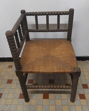 Ancien Fauteuil D'angle De