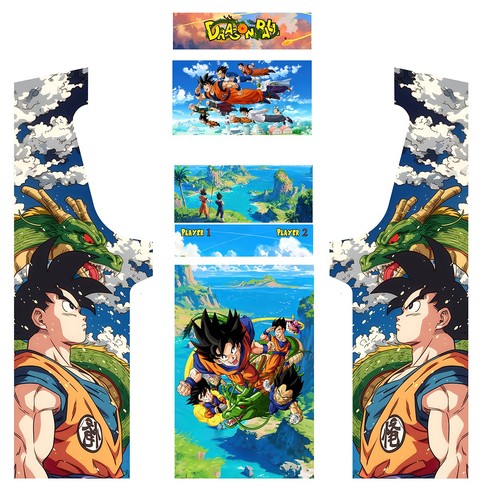 Stickers dbz borne arcade - , d'arcade