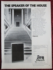 1978 KLIPSCH CORNWALL Stereo