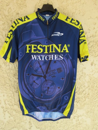 Maillot cycliste festina - maillot,
