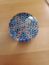 Sulfure Presse Papier Millefiori diam 8