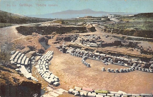 Tunisie carthage théâtre - -,