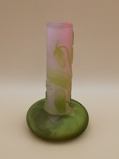 Gallé vase camée verre