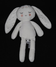Peluche doudou lapin dormeur