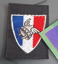 1940 WW2 Insigne tissu Béret Légion Française des Combattants ORIGINAL Patch