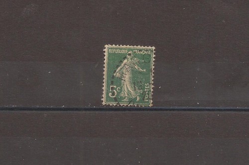 Variété timbre france 1907 - variété,