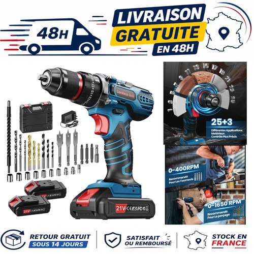 Perceuse visseuse sans fil - sans,