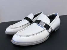 Gucci Mocassins Blanc, Semelle en Gris Clair Taille 8 UK | 42 European