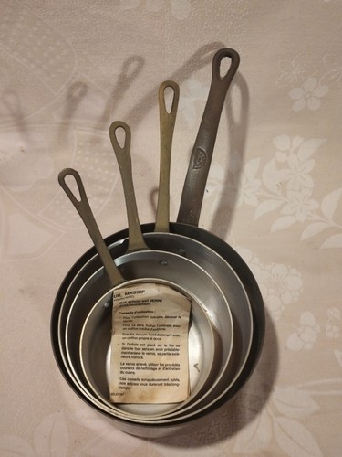 Lot casseroles en cuivre - lot, de
