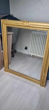 Grand miroir bois dorée