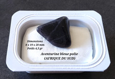 Aventurine bleue polie AFRIQUE DU SUD idéal collection lithotherapie reiki soin