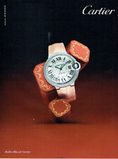Publicité Advertising 920  2011  montre Ballon bleu par Cartier