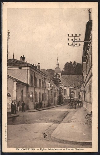 Cpa vaucouleurs église - vaucouleurs,,