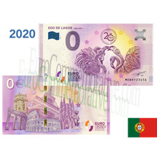 Billet Souvenir 2020 Portugal Zoo de Lagos