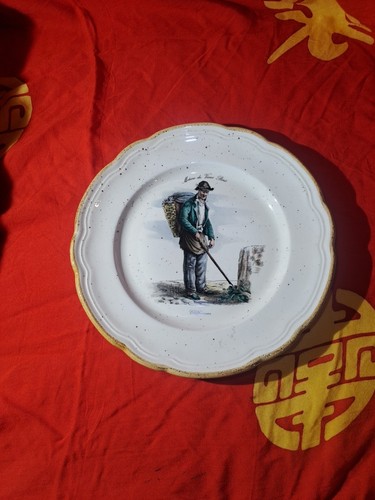 Assiette metiers vieux - du,