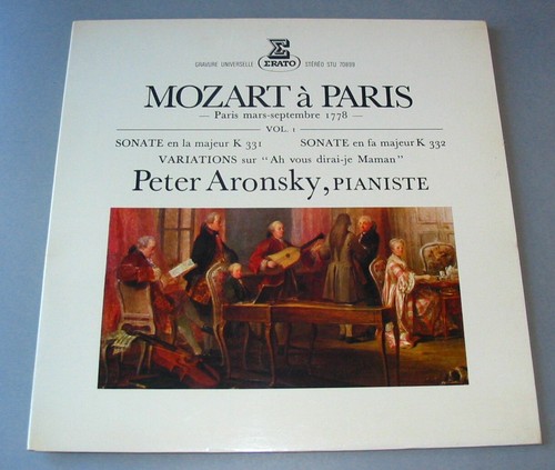 Peter aronsky mozart - 33t),