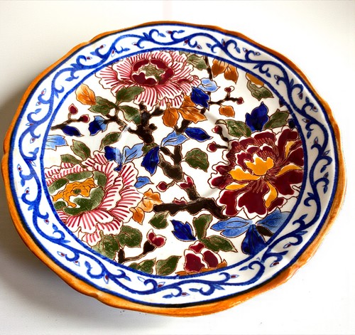 Gien france assiette à - gien, :