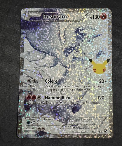 Carte pokémon reshiram - pokémon, :
