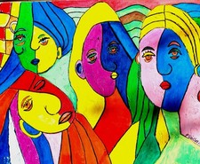 Tableau Huile Sur Toile