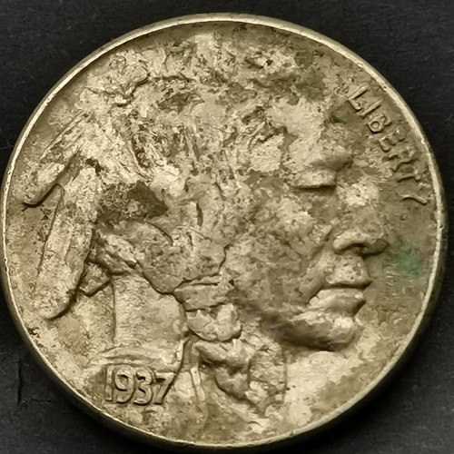 Cents buffalo nickel 1937 - 5,